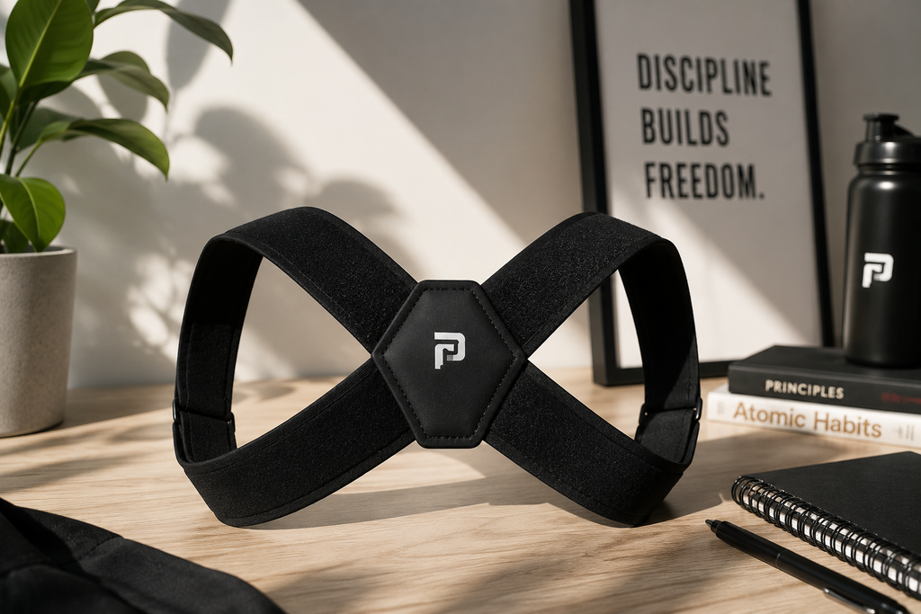 Fitness Heavy Shoulder Straps, Adjustable Fitness Posture Corrector Training Straps, Back Straightener Posture Corrector for Men Weight Training, Press Lifts, Chest Straight, Bench Presses